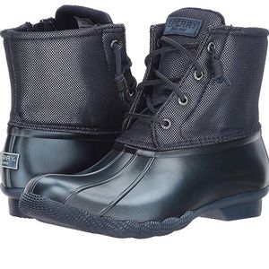 Sperry Saltwater Pearlized Rain Boot